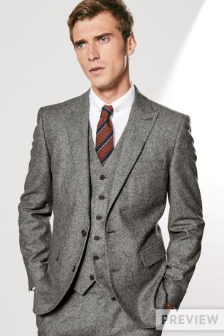 Donegal Tailored Fit Suit: Jacket